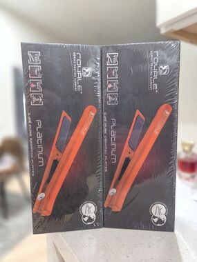 RoyaleUSA Orange Platinum Hair Straightener - X2